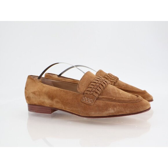 Veronica Beard Arlie Loafer Womens Size 9 M Brown Suede Pointed Toe Slip On Shoe - Picture 1 of 13